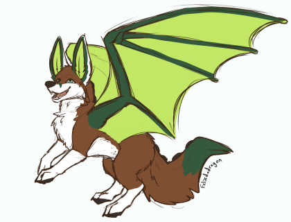 Techno_Feral_Ych_by_felixdadragon